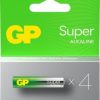 GP Super Alkaline batterij AAA blister 4 - Afbeelding 4