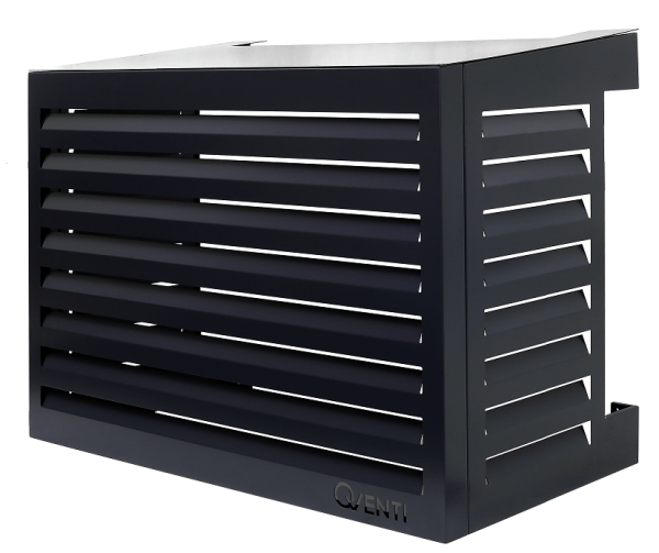 Airconditioner cover: Louvre basis antraciet