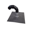 dakdoorvoerset Ø75 mm met bitumen dakbedekking, 200mm aluminium buis