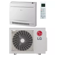 lg uq12 r32 3,5 kw console inverter set incl. lg benelux garantie