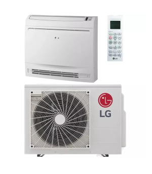 lg uq12 r32 3,5 kw console inverter set incl. lg benelux garantie