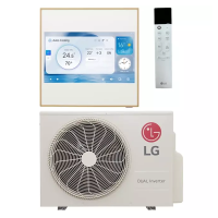 lg gallery premium digital (lcd scherm) 3,5 kw dual inverter set incl. lg benelux garantie