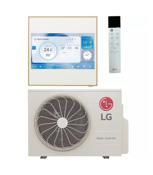 lg gallery premium digital (lcd scherm) 3,5 kw dual inverter set incl. lg benelux garantie