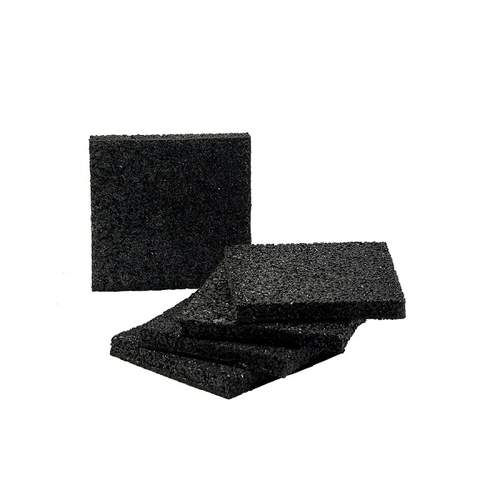 anti tril mat van recycled rubber 100 x 100 x 10 mm (10 stuks )