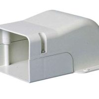 aircoduct muurkapje voor d070 leiding goot zuiverwit ral9010