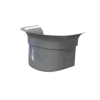 overgangsmanchet mcs75 (78 x 90mm) antraciet ral7016