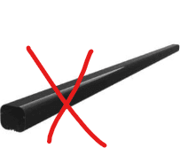 leidinggoot zwart t72 lengte van 2m (72x64mm)