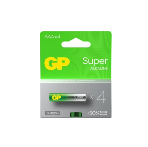 gp super alkaline batterij aaa blister 4