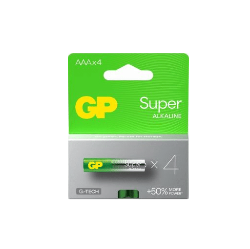 gp super alkaline batterij aaa blister 4