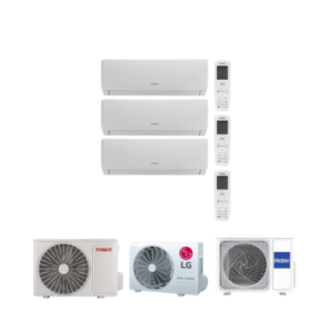 Triple split units