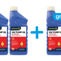 vacuümpompolie 2x1ltr flacon premium + 1 gratis!